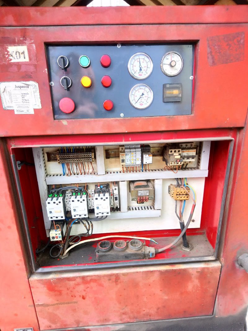 22kw vidalı kompresör pano işleme son&nbsp;hali | Tel: 0(546) 452 27 46 Kompresör Tamir Bakım Servisi Pendik Tuzla AY Makina Otomasyon