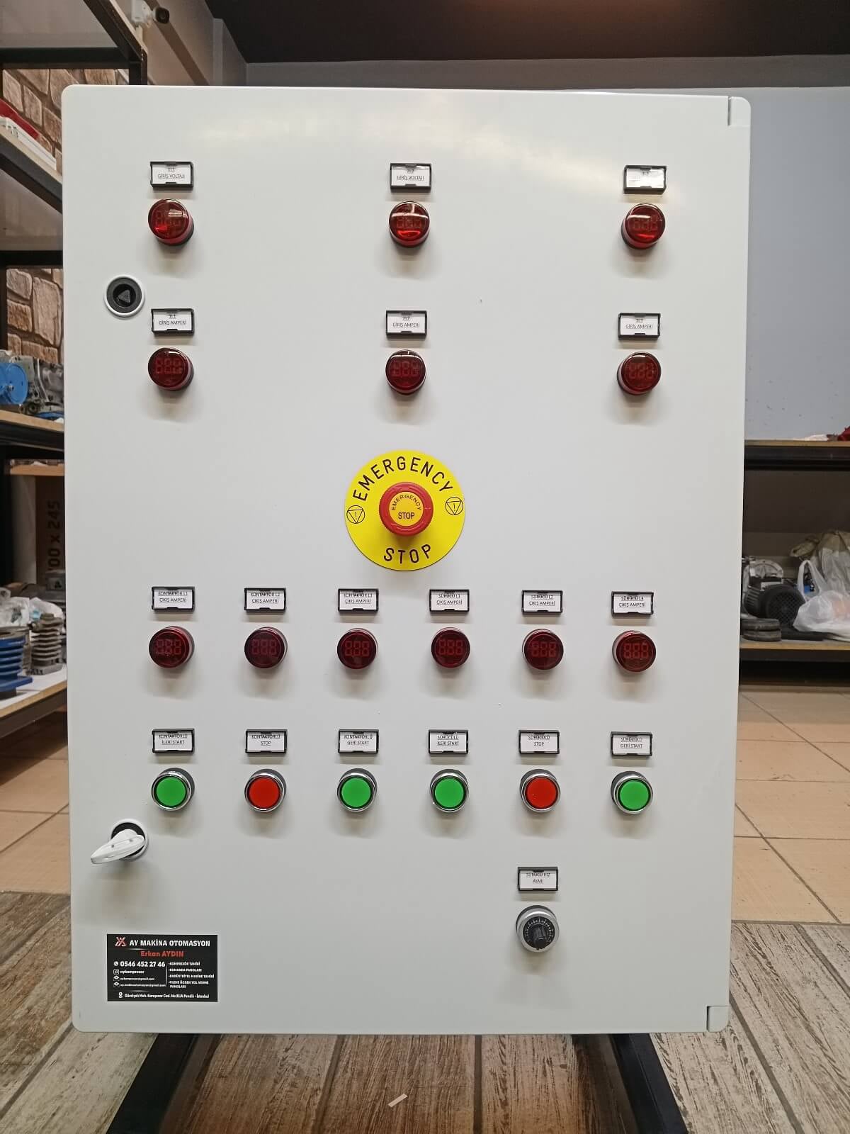 Motor Kontrol Panosu İmalatı | Tel: 0(546) 452 27 46 Kompresör Tamir Bakım Servisi Pendik Tuzla AY Makina Otomasyon