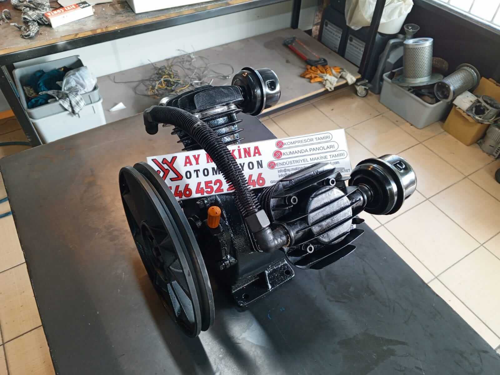 Pistonlu Kompresör Revizyonu | Tel: 0(546) 452 27 46 Kompresör Tamir Bakım Servisi Pendik Tuzla AY Makina Otomasyon