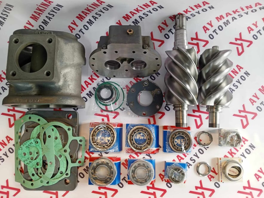 Vidalı Kompresör Revizyonu | Tel: 0(546) 452 27 46 Kompresör Tamir Bakım Servisi Pendik Tuzla AY Makina Otomasyon